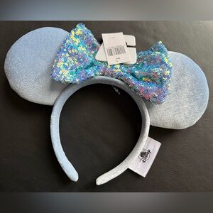 Disney Cornflower Blue with Sequin Bow Headband